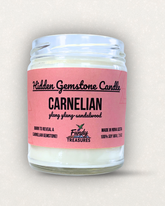 carnelian candle