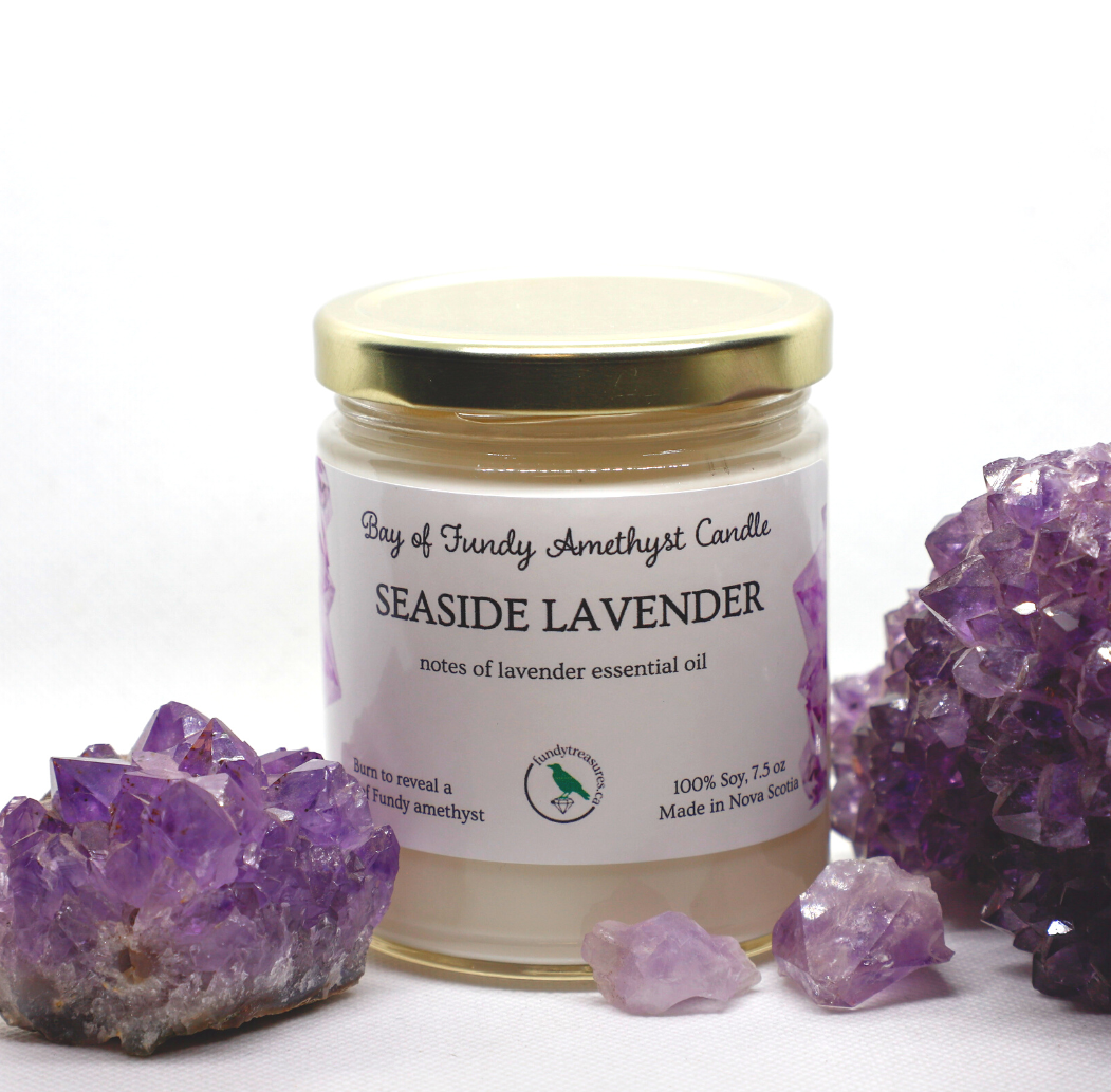 Bay of Fundy Amethyst Candle- Seaside Lavender