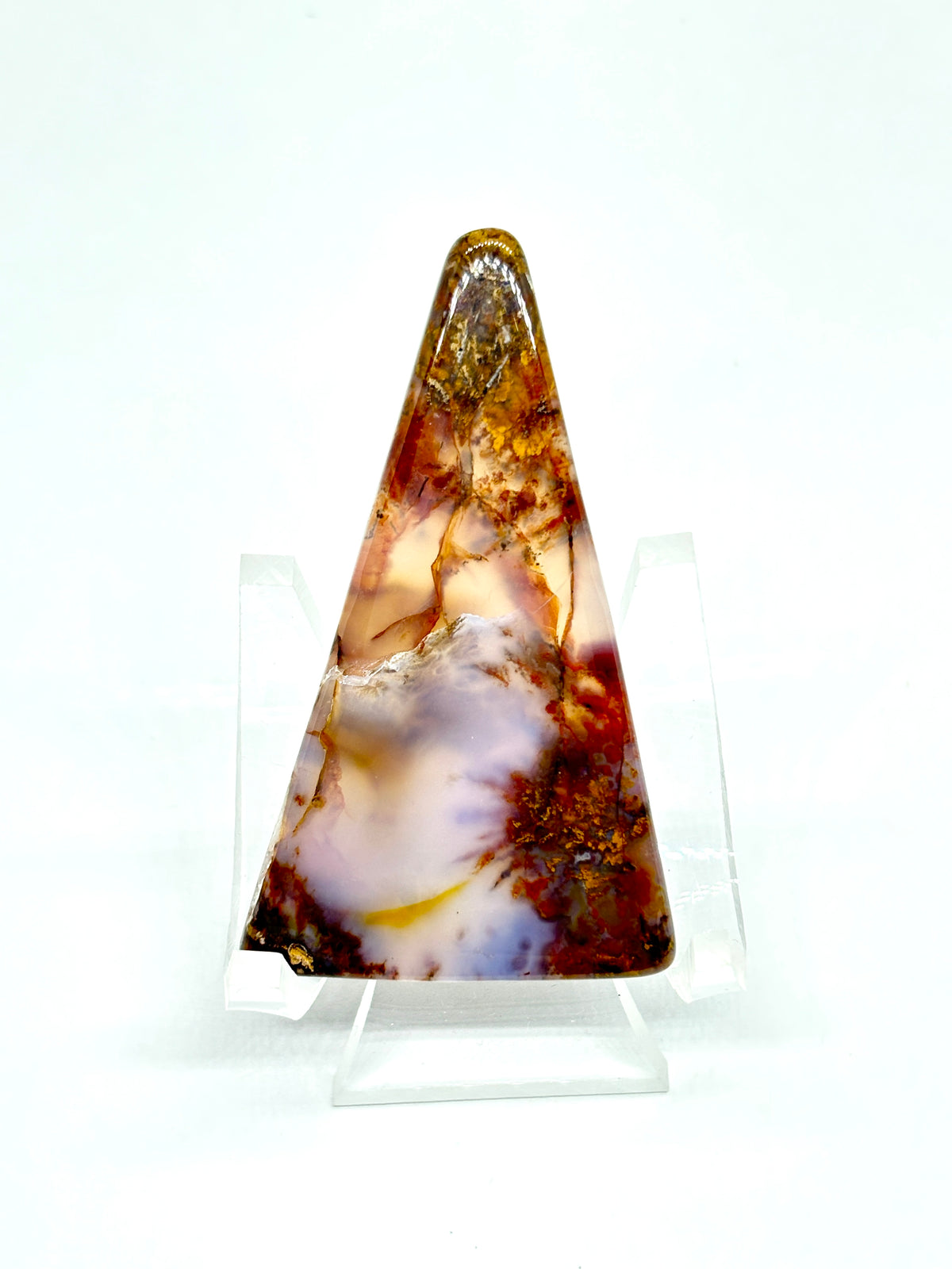 Bay of Fundy Red and Yellow Moss Agate