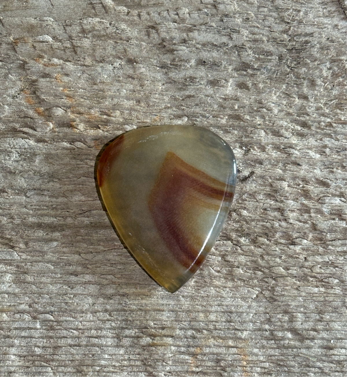 Bay of Fundy Stone Guitar Pick-Banded Agate