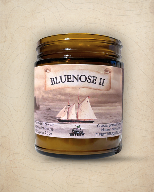 Bluenose II candle inspired by Nova Scotia’s iconic schooner