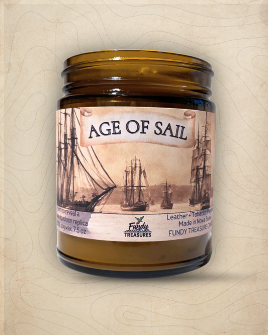 A maritime heritage candle inspired by the Age of Sail