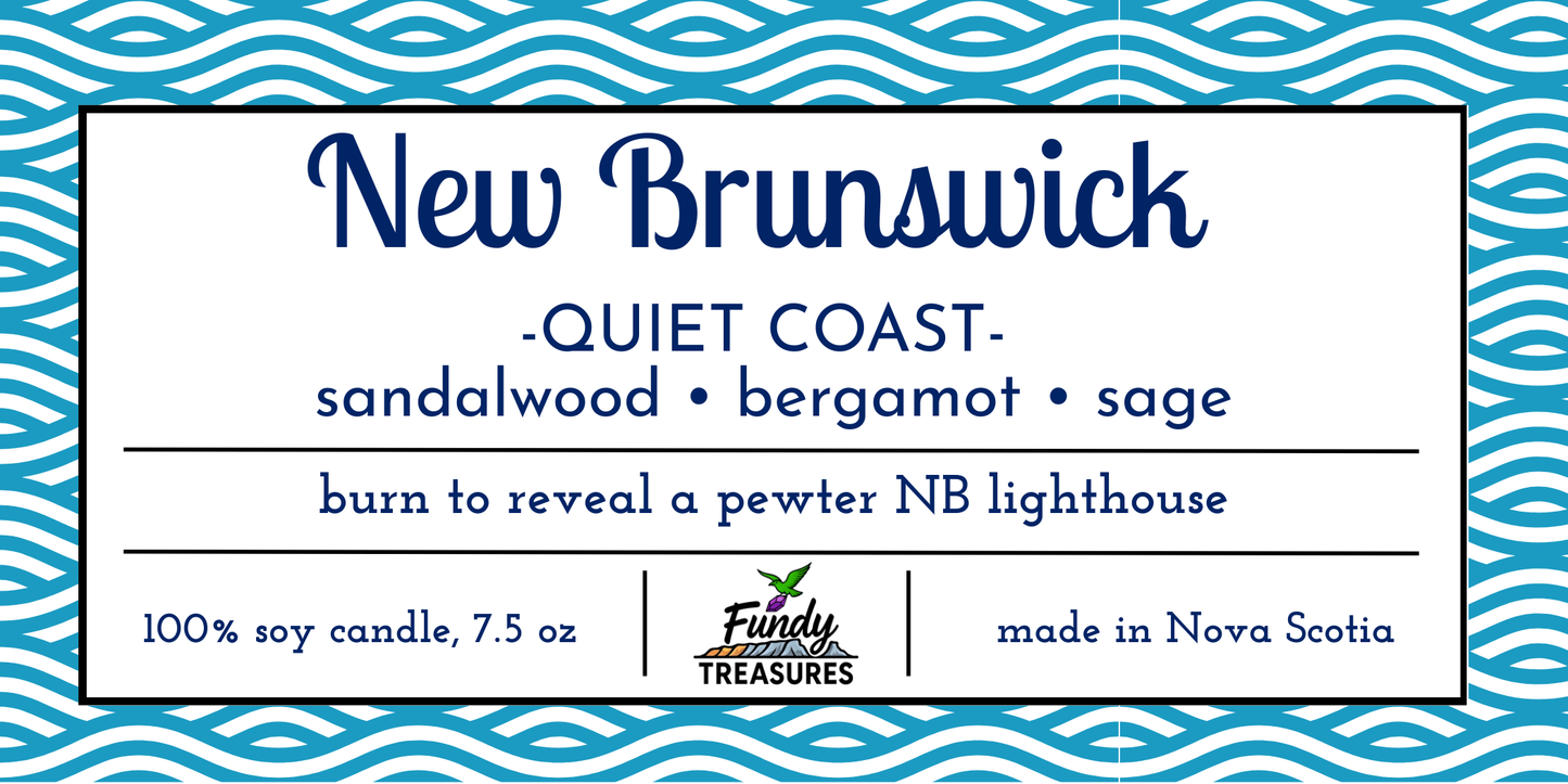East Coast Charm Candle Collection- New Brunswick