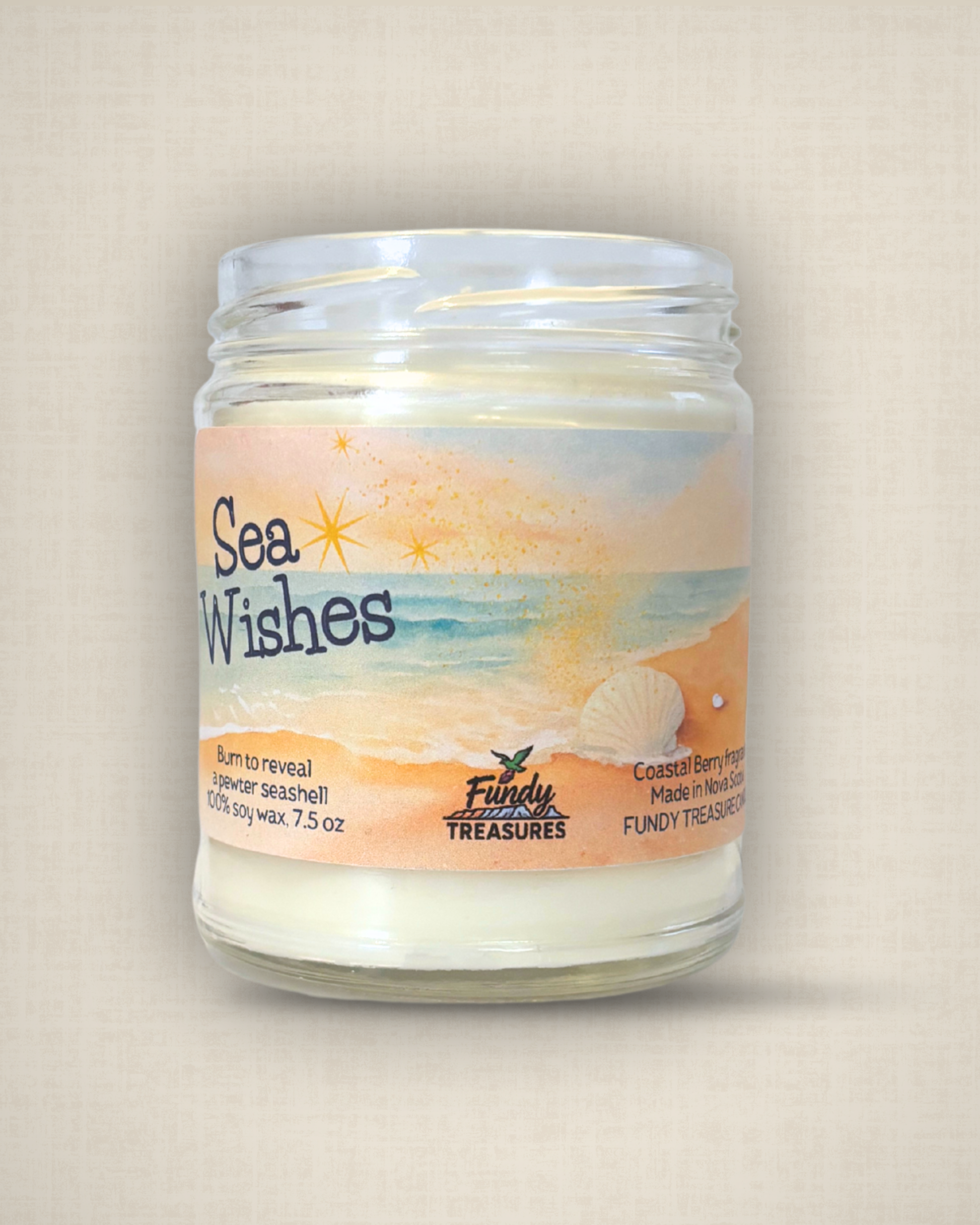 Sea Wishes candle inspired by Atlantic coastal scents