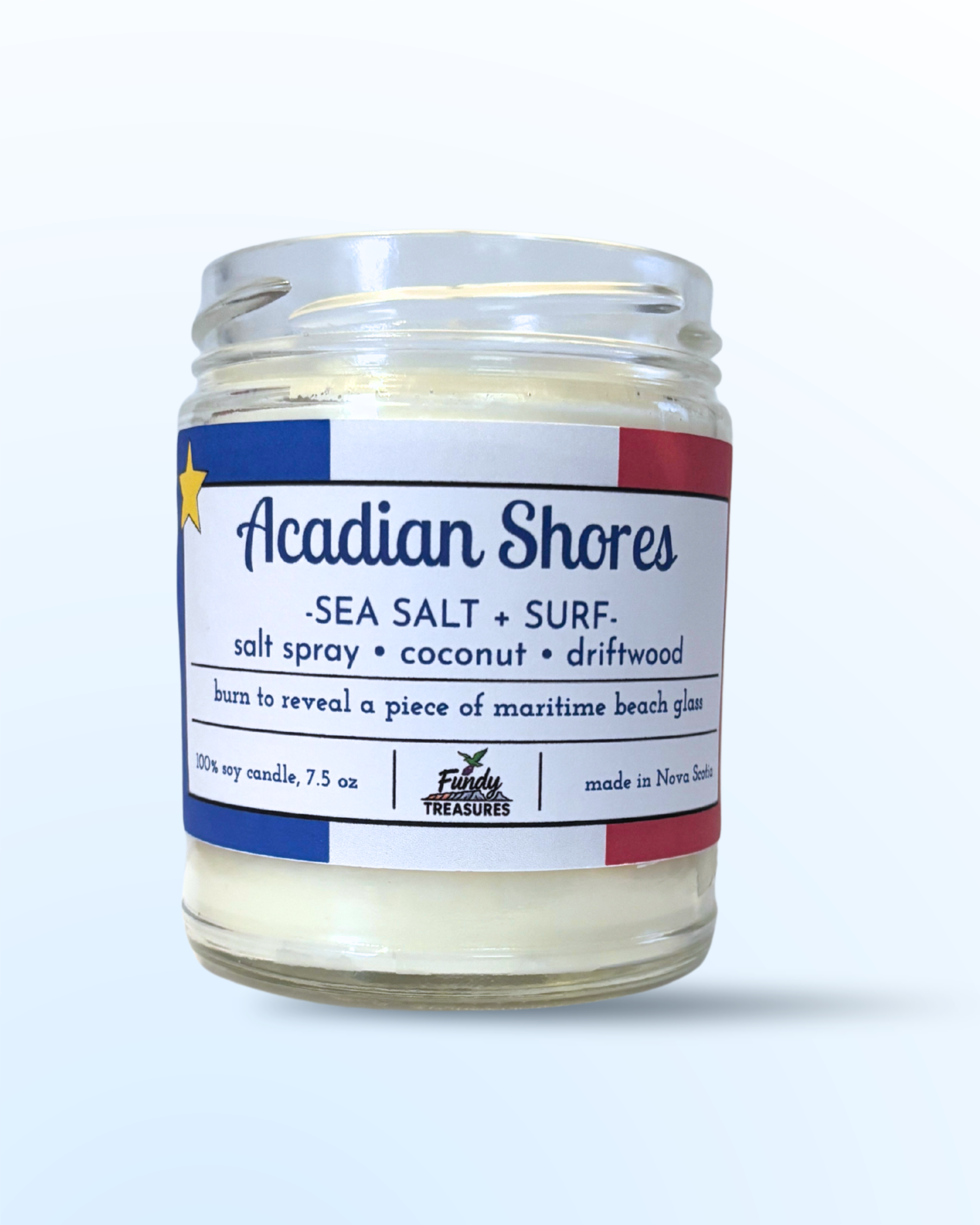 Acadian Shores candle inspired by Nova Scotia’s coastal regions
