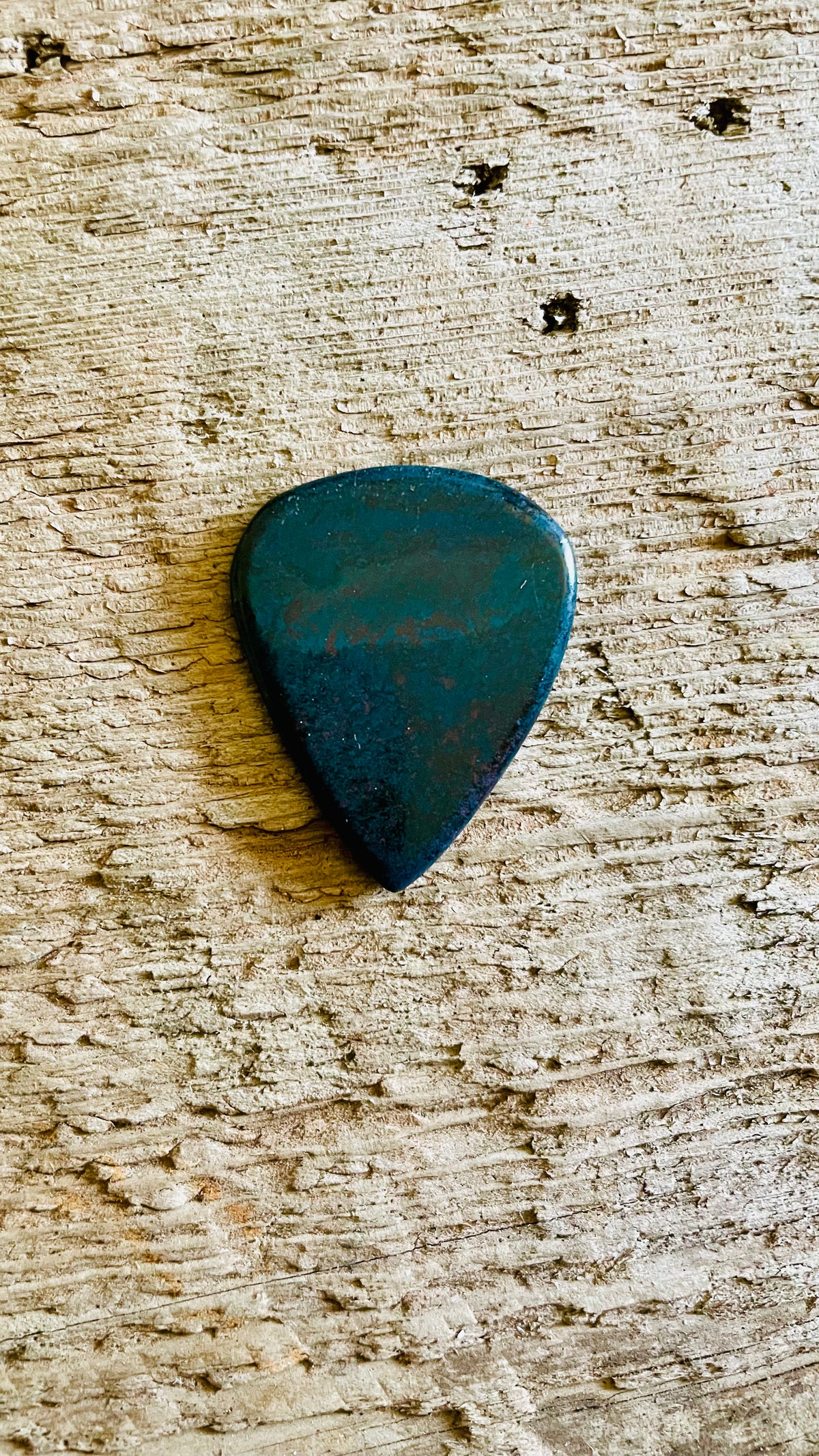 Bay of Fundy Stone Guitar Pick- bloodstone