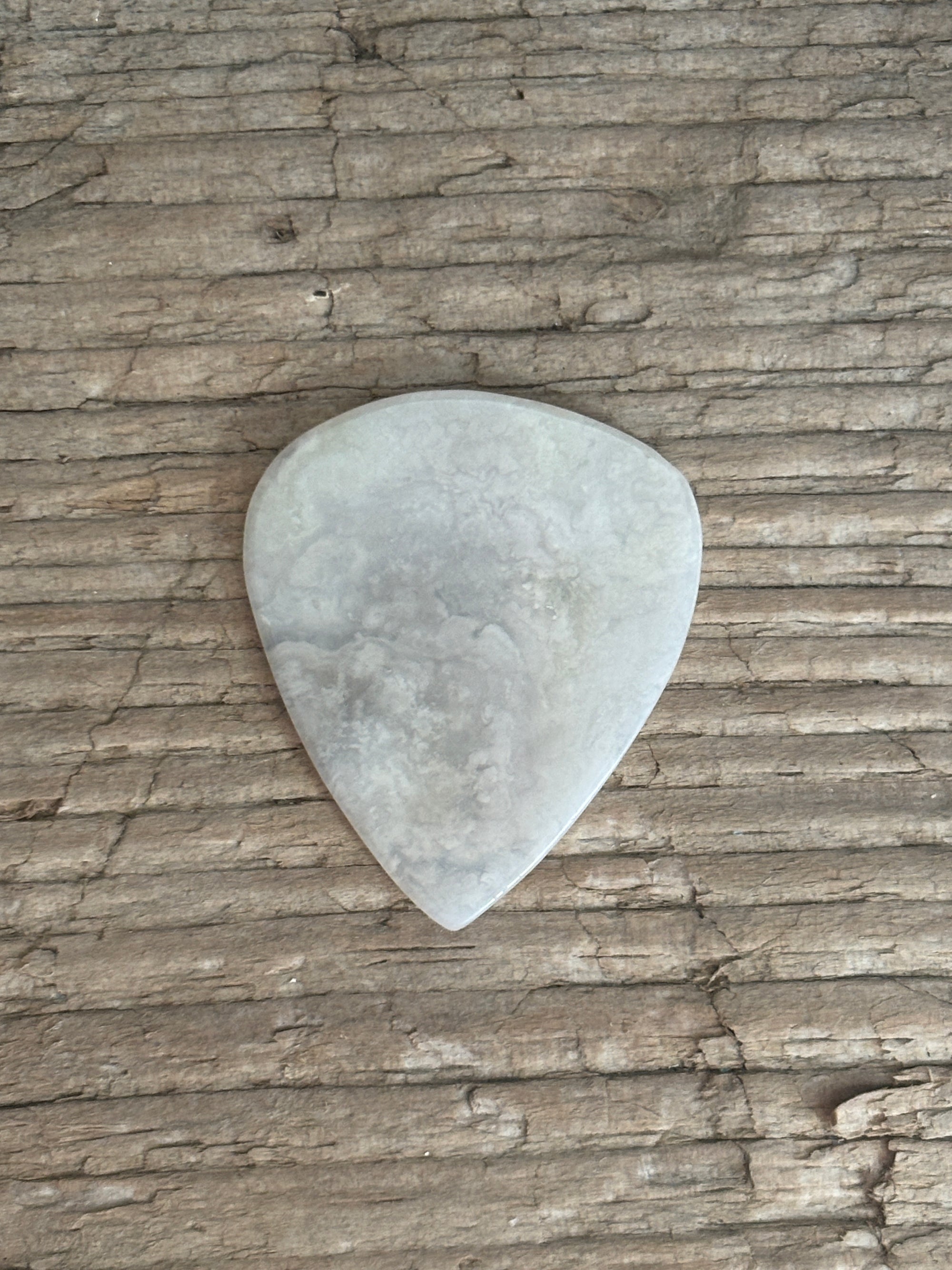 Bay of Fundy Stone Guitar Pick-Bay of Fundy White Agate