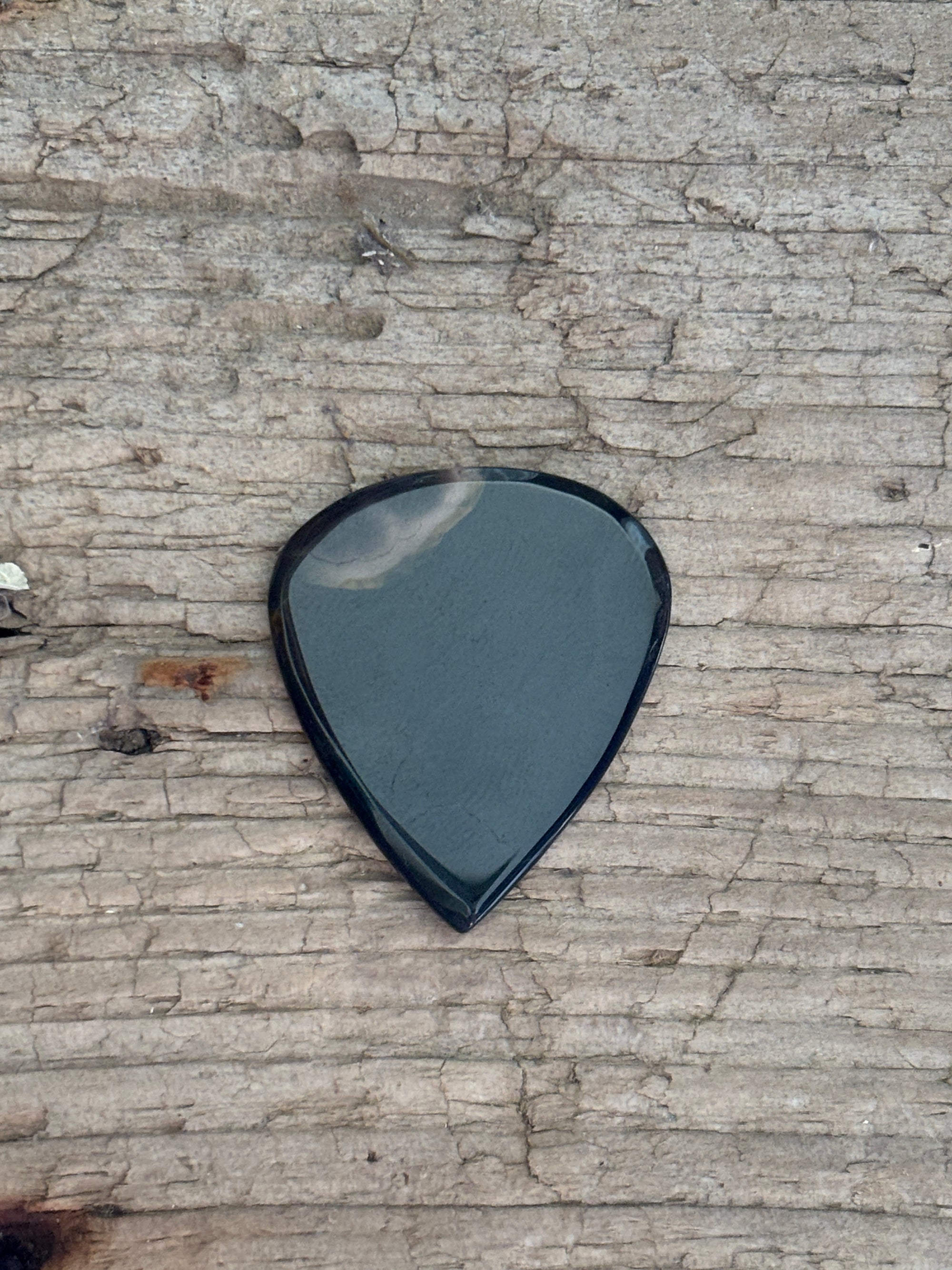 Bay of Fundy Stone Guitar Pick-Bay of Fundy Black Shadow Agate