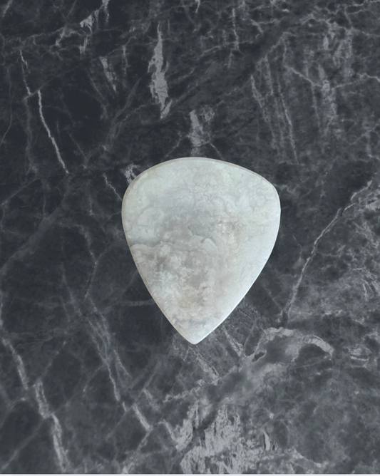 Bay of Fundy Stone Guitar Pick-Bay of Fundy White Agate