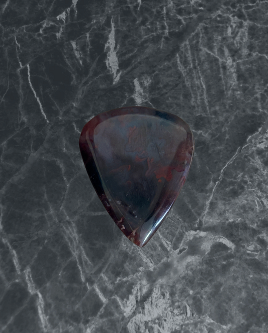 Bay of Fundy Stone Guitar Pick-Bay of Fundy Cherry Flame Agate