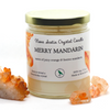 Nova Scotia Crystal Candle 7.5 oz- Merry Mandarin