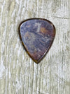 Bay of Fundy Stone Guitar Pick-Cherry Flame agate